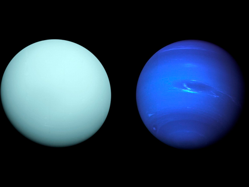 Urano y Neptuno