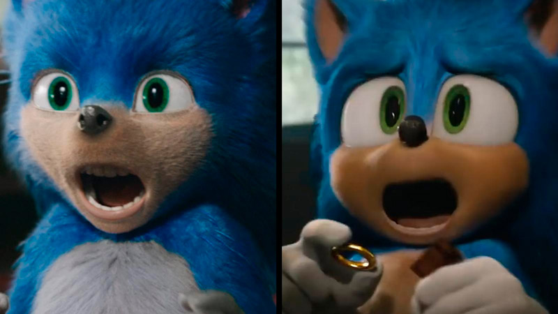 El antes y después del personaje en Sonic, la película
