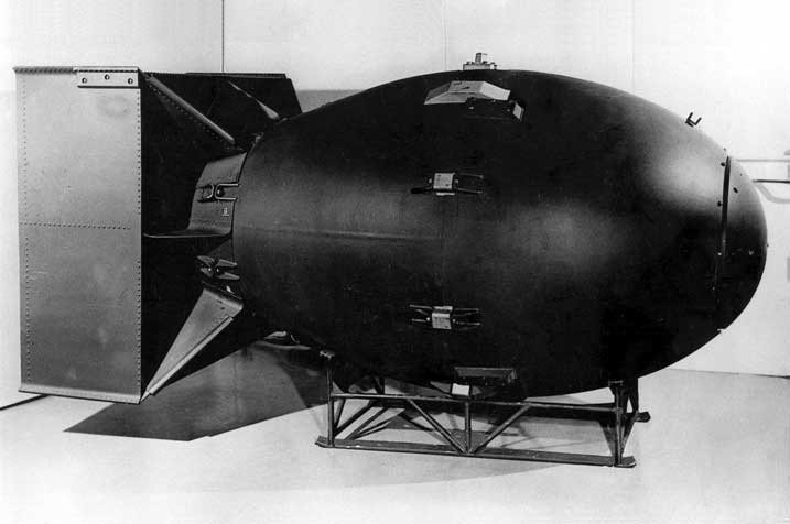 Fat Man, la bomba nuclear lanzada sobre Nagasaki el 9 de agosto de 1945