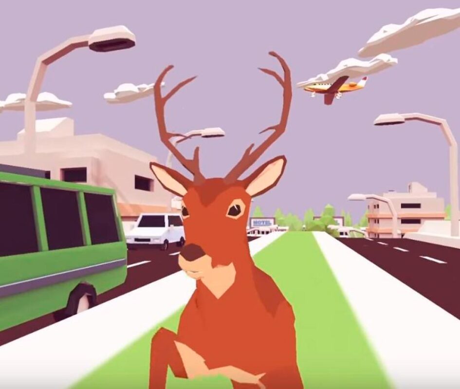 DEEEER Simulator, el divertido y absurdo videojuego del ciervo asesino