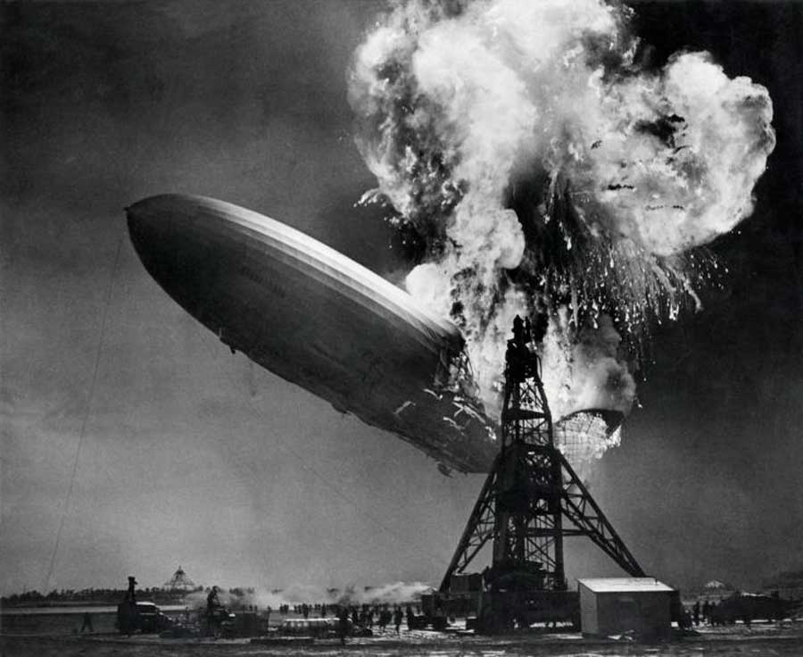 El desastre de Hindenburg,el zepelín que se quemó frente al mundo entero