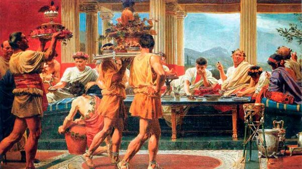 El cótabo entre las costumbres cotidianas de la Grecia Antigua