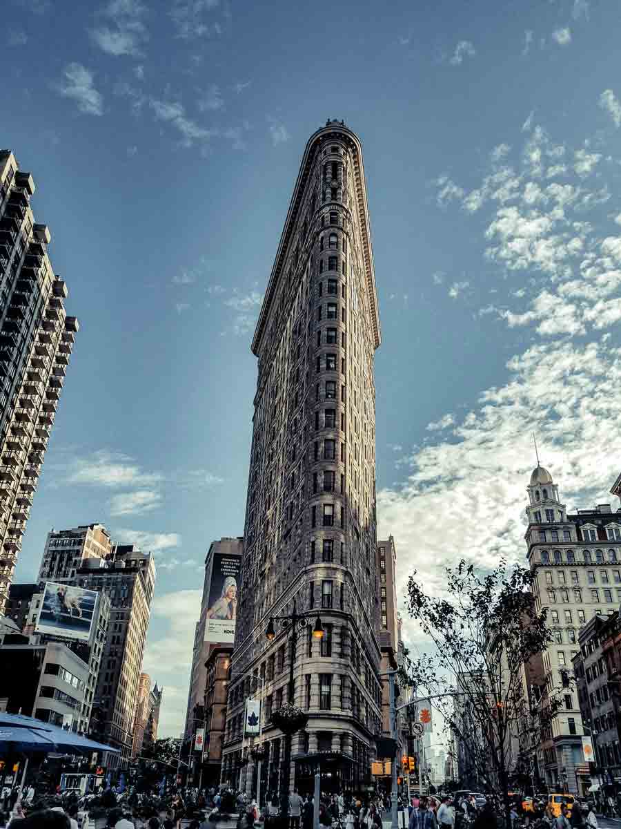 El Flatiron Building, el primer rascacielos de Nueva York