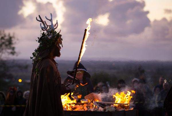 Representación del Samhain celta
