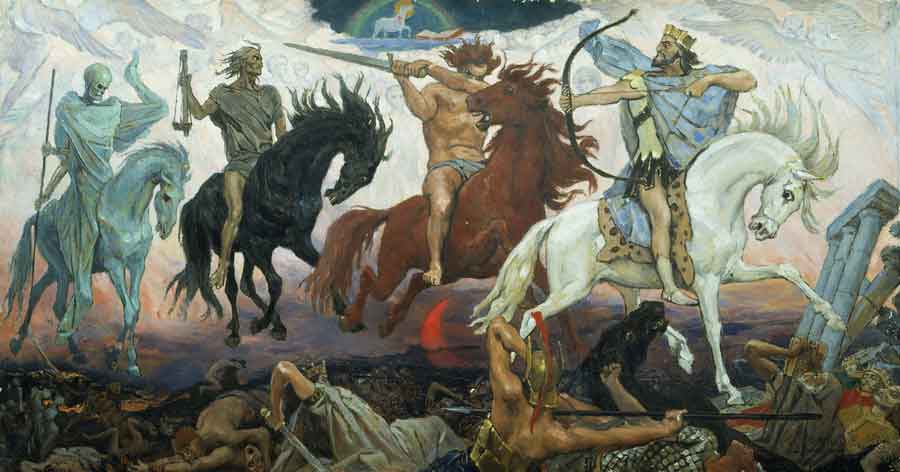 Los cuatro Jinetes del Apocalipsis y la interpretación actual del mito