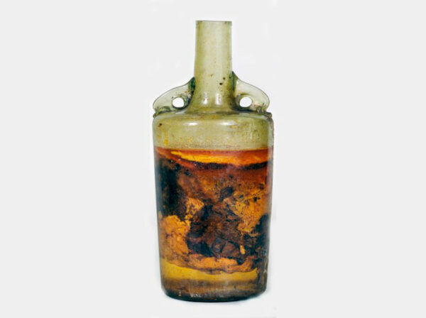 La botella de vino bebible más antigua del mundo
